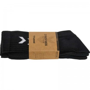 Hummel 3-pack Basic Strumpor Herr Svarta | 255876-440
