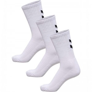 Hummel 3-pack Chevrons Strumpor Dam Vita | 615766-891