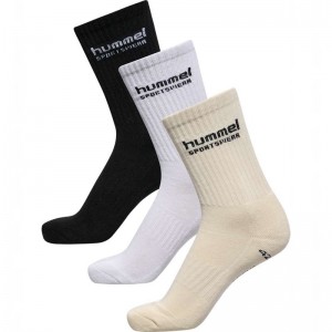 Hummel 3-pack Sportswear Träningsbyxor Dam Beige | 085673-512