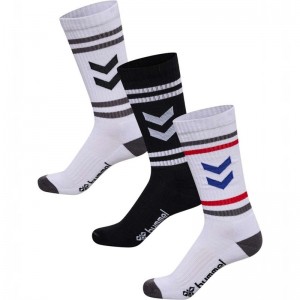 Hummel 3-packs Chevron High Retro Strumpor Herr Vita | 367845-707
