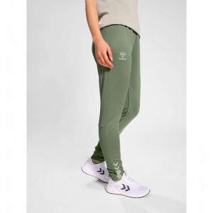 Hummel Active Training Byxor Dam Gröna | 375418-796