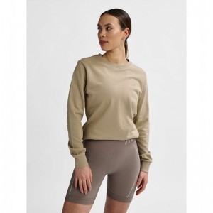Hummel Active Tröjor Dam Beige | 388020-107
