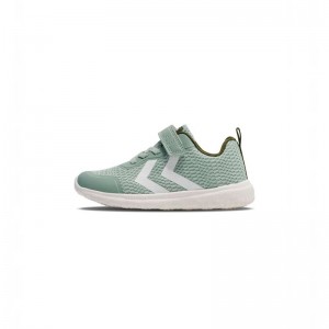 Hummel Actus Recycled Jr Sneakers Barn Olivgröna | 176247-795