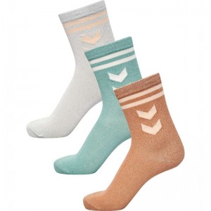 Hummel Alfie 3-pack Strumpor Barn Korall | 601191-374
