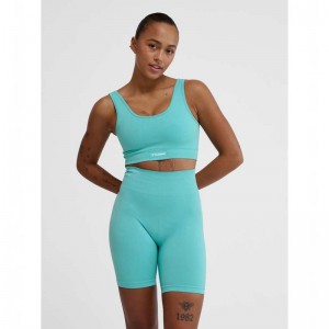 Hummel Alive Seamless Sport BH Dam Blå | 159246-232