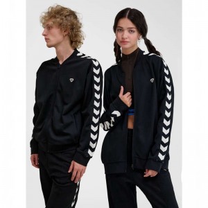 Hummel Archive Regular Poly Zip Jackor Herr Svarta | 263903-844