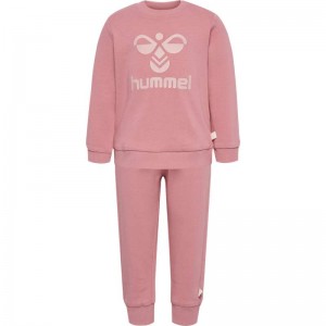 Hummel Arine Crew Tröjor Barn Rosa | 861992-885