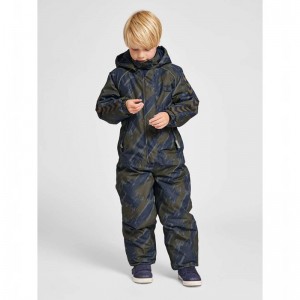 Hummel Artic Tex Snow Hoodie Barn Olivgröna | 167551-429