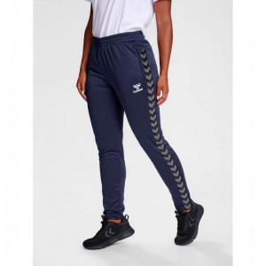 Hummel Authentic Pl Byxor Dam Marinblå | 813096-631
