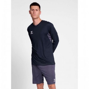 Hummel Authentic Pl L/S Jersey Herr Svarta | 365306-044