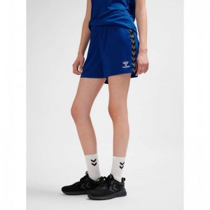 Hummel Authentic Pl Shorts Dam Blå | 032997-531