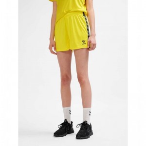 Hummel Authentic Pl Shorts Dam Gula | 989719-456