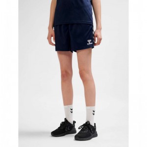 Hummel Authentic Pl Shorts Dam Marinblå | 522948-647