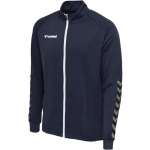 Hummel Authentic Poly Zip Jackor Herr Marinblå | 925727-678