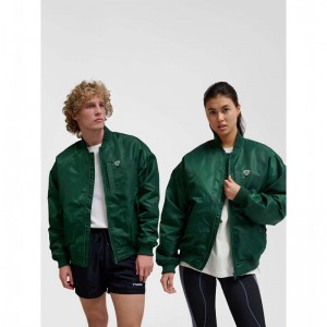 Hummel Baseball Bee Jackor Dam Gröna | 264681-783