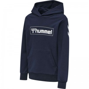 Hummel Box Hoodie Barn Svarta | 718489-861