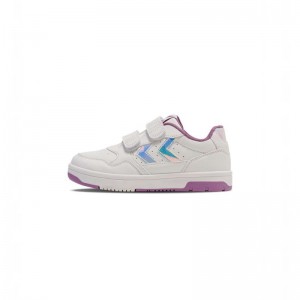 Hummel Camden Jr Sneakers Barn Vita | 402207-125