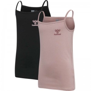 Hummel Carolina Strap 2-pack Handbollsskor Barn Rosa | 785669-096