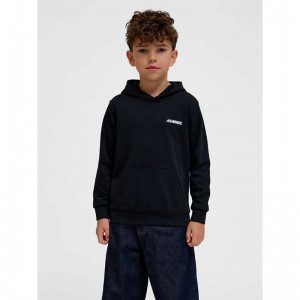 Hummel Casper Hoodie Barn Svarta | 536711-552