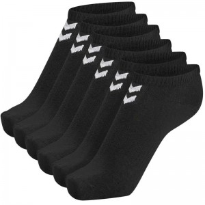 Hummel Chevron 6-pack Ankle Strumpor Dam Svarta | 178695-341