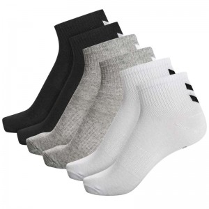 Hummel Chevron 6-pack Mid Cuts Strumpor Herr Svarta | 056597-231