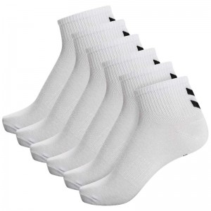 Hummel Chevron 6-pack Mid Cuts Strumpor Herr Vita | 059428-446
