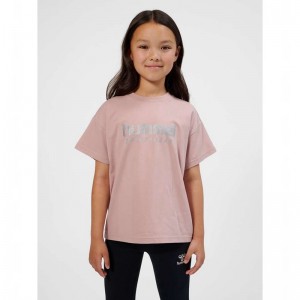 Hummel Chilli S/S T-shirt Barn Rosa | 535398-503