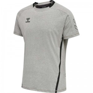 Hummel Cima Xk S/S T-shirt Herr Grå | 431536-462
