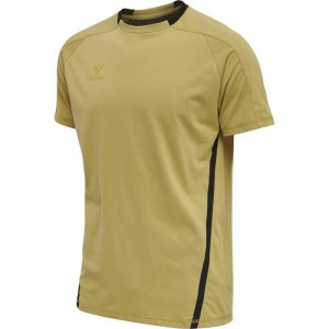 Hummel Cima Xk S/S T-shirt Herr Gula | 314469-585