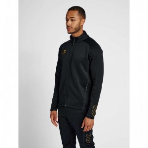 Hummel Cima Xk Zip Jackor Herr Svarta | 590652-845