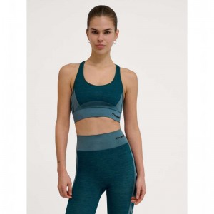 Hummel Clea Seamless Top Sneakers Dam Blå | 940565-077