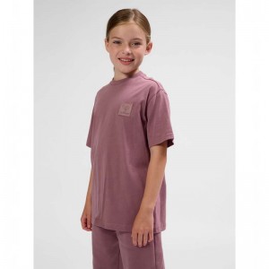 Hummel Clean S/S T-shirt Barn Rosa | 800447-192
