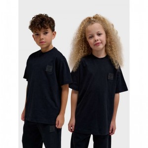 Hummel Clean S/S T-shirt Barn Svarta | 491986-239