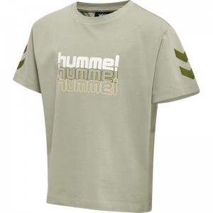 Hummel Cloud Loose S/S T-shirt Barn Grå | 521161-218
