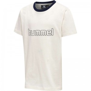 Hummel Cloud S/S T-shirt Barn Vita | 582848-420