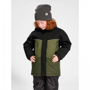 Hummel Conrad Tex Jackor Barn Olivgröna | 711190-472