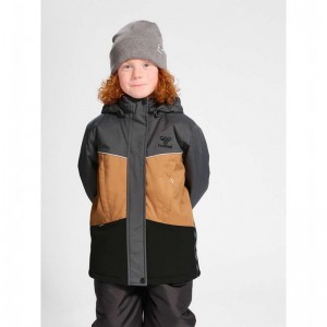 Hummel Conrad Tex Jackor Barn Svarta | 224747-160