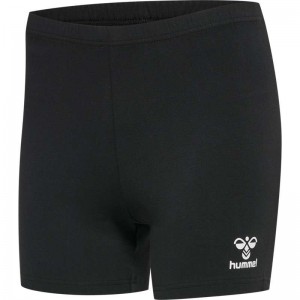 Hummel Core Volley Cotton Wo Shorts Dam Svarta | 797268-223
