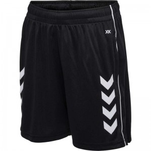 Hummel Core Xk Poly Coach Shorts Barn Svarta | 049491-689