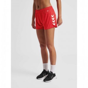 Hummel Core Xk Poly Shorts Dam Röda | 782337-975