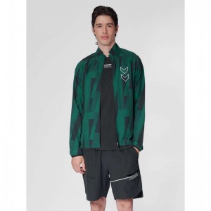 Hummel Court Aop Shorts Herr Gröna | 940931-875