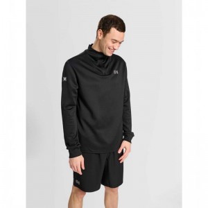 Hummel Court Half Zip L/S Tröjor Herr Svarta | 756383-794