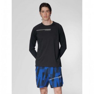 Hummel Court Light Weight L/S T-shirt Herr Svarta | 227729-236