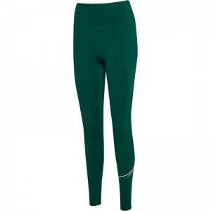 Hummel Court Mid Waist Pocket W Tröjor Dam Gröna | 752102-175