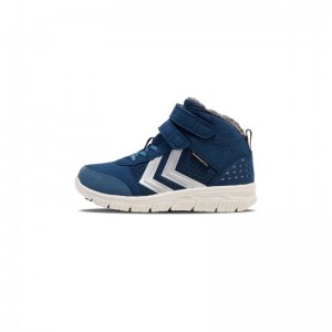 Hummel Crosslite Winter Mid Tex Jr Vinterskor Barn Blå | 115425-765