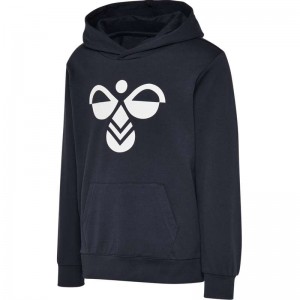 Hummel Cuatro Hoodie Barn Svarta | 368430-902