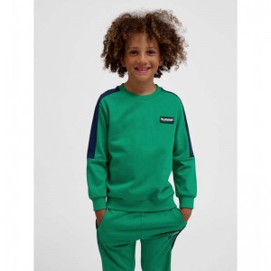 Hummel Dixen Tröjor Barn Gröna | 534646-285