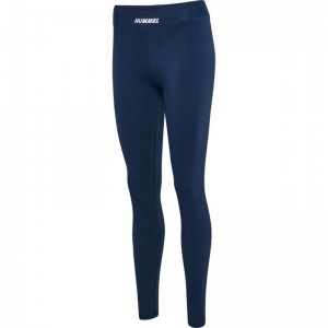 Hummel Elemental Cotton Hw Strumpbyxor Dam Marinblå | 348004-038