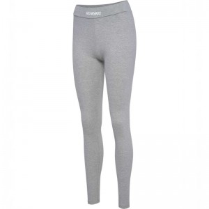 Hummel Elemental Cotton Hw Strumpbyxor Dam Grå | 143459-512