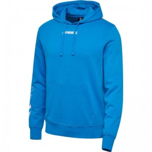 Hummel Elemental Hoodie Herr Blå | 135405-705